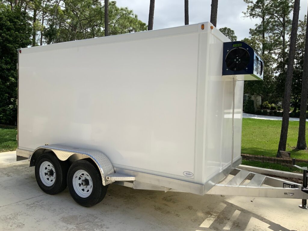 small refrigerated trailer for sale 7x12